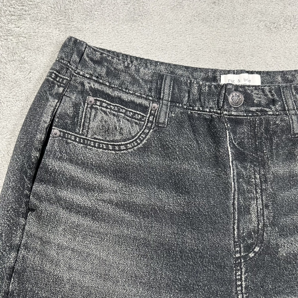Rag and Bone Pants Womens Large Black Miramar Fleece Pull On Wide Leg Sweatpants - Picture 5 of 15